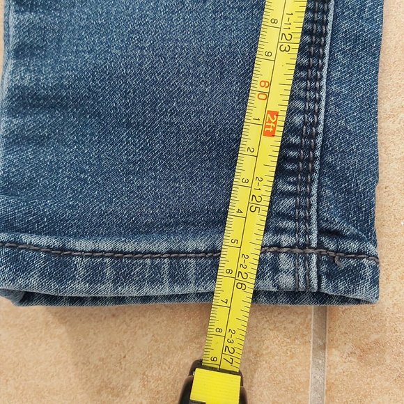 Seven7 Jeans Medium Blue Women Size 4 Legging Low Rise Skinny Stretch Inseam 26 - Picture 4 of 10